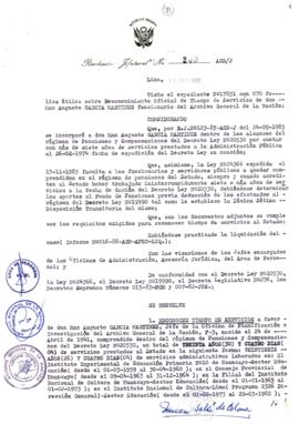 Resolución Jefatural N° 200-1988/AGN/J