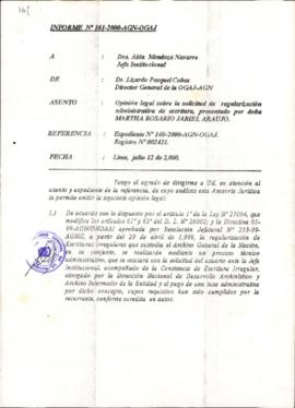 INFORME 161-2000-AGN-OGAJ