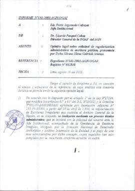 INFORME 141-2001-AGN-OGAJ
