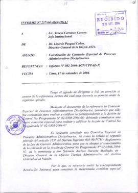 INFORME 237-2004-AGN-OGAJ