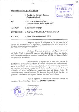 INFORME 271-2004-AGN-OGAJ