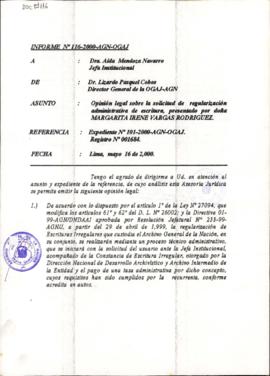 INFORME 116-2000-AGN-OGAJ