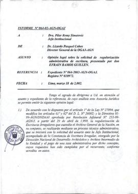 INFORME 064-02-AGN-OGAJ