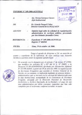 INFORME 394-2006-AGN/OGAJ