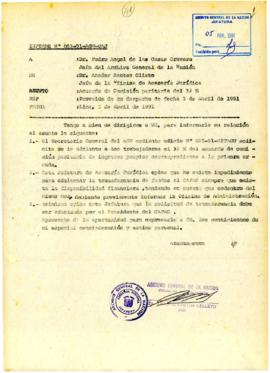 INFORME 063-91-AGN/OAJ