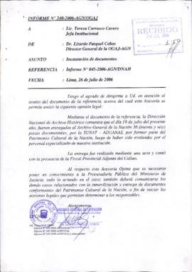INFORME 240-2006-AGN/OGAJ