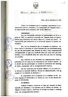Resolución Jefatural N° 162-1983/AGN/J