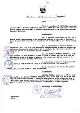 Resolución Jefatural N° 067-1990/AGN/J