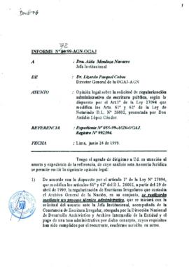 INFORME 078-99-AGN-OGAJ
