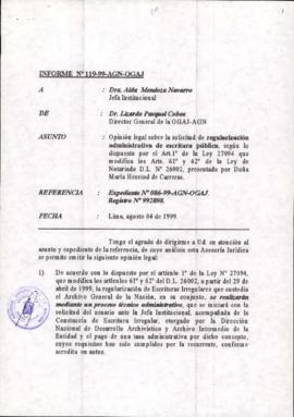 INFORME 119-99-AGN-OGAJ
