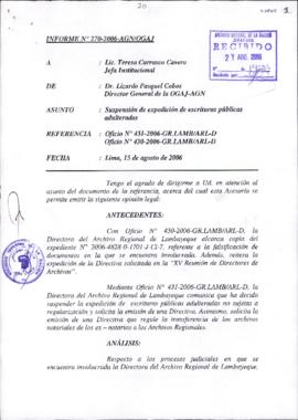 INFORME 270-2006-AGN/OGAJ