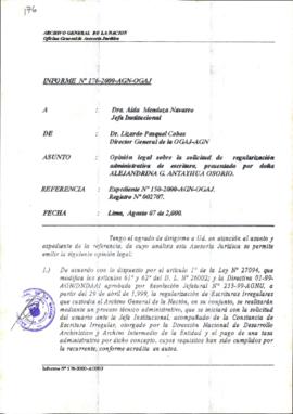 INFORME 176-2000-AGN-OGAJ