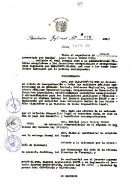 Resolución Jefatural N° 029-1991/AGN/J