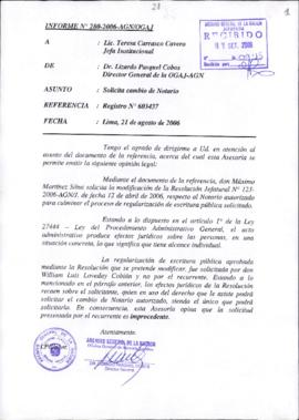 INFORME 280-2006-AGN/OGAJ