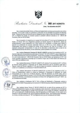 Resolución Directoral N° 060-2017-AGN/OTA