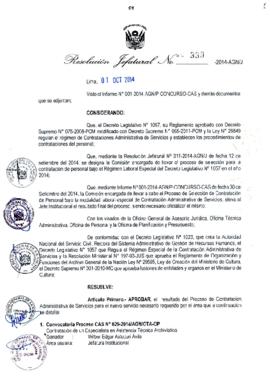 Resolución Jefatural N° 339-2014-AGN/J