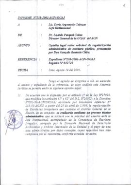 INFORME 138-2001-AGN-OGAJ