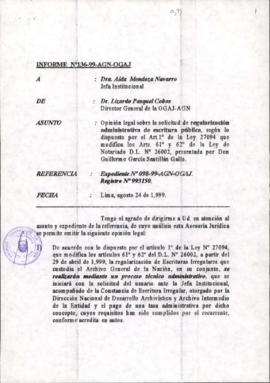 INFORME 136-99-AGN-OGAJ