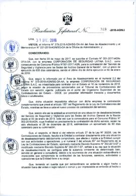 Resolución Jefatural N° 348-2018-AGN/J