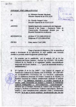INFORME 047-2000-AGN-OGAJ