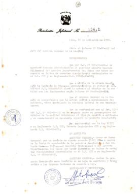Resolución Jefatural N° 156.2-1990/AGN/J