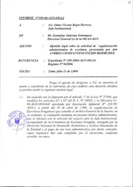 INFORME 189-2004-AGN-OGAJ