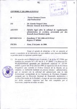 INFORME 201-2006-AGN/OGAJ