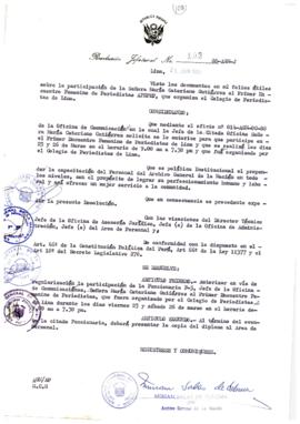 Resolución Jefatural N° 103-1988/AGN/J