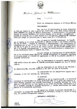 Resolución Jefatural N° 096-1983/AGN/J