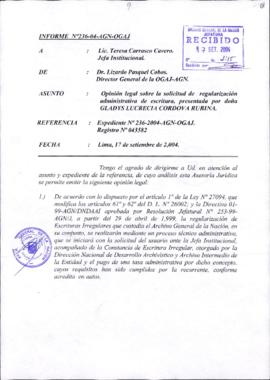 INFORME 236-2004-AGN-OGAJ