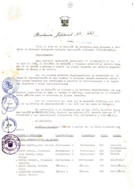 Resolución Jefatural N° 162-1988/AGN/J