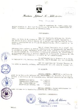 Resolución Jefatural N° 120-1988/AGN/J