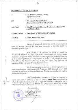 INFORME 146-2004-AGN-OGAJ