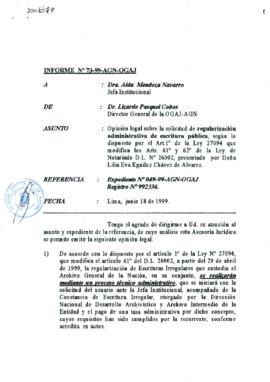 INFORME 073-99-AGN-OGAJ