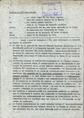 INFORME 185-91-AGN/OAJ