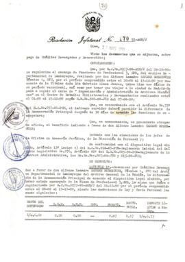 Resolución Jefatural N° 170-1991/AGN/J