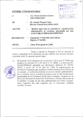 INFORME 204-2004-AGN-OGAJ