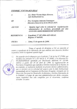 INFORME 207-2004-AGN-OGAJ
