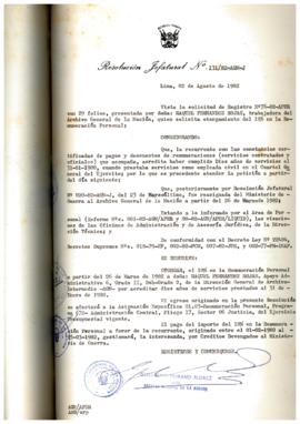 Resolución Jefatural N° 131-1982/AGN/J