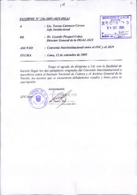 INFORME 226-2005-AGN-OGAJ