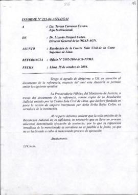 INFORME 255-2004-AGN-OGAJ