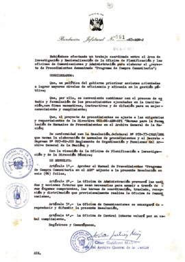 Resolución Jefatural N° 091-1987/AGN/J