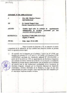 INFORME 104-2000-AGN-OGAJ