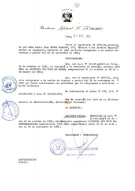Resolución Jefatural N° 338-1991/AGN/J