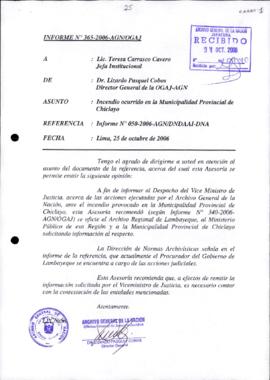 INFORME 365-2006-AGN/OGAJ