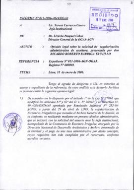 INFORME 011-2006-AGN/OGAJ