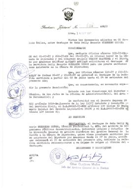 Resolución Jefatural N° 068-1987/AGN/J