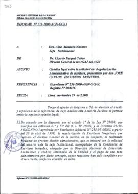 INFORME 273-2000-AGN-OGAJ
