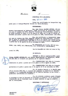 Resolución Directoral N° 051-89-AGN/OA