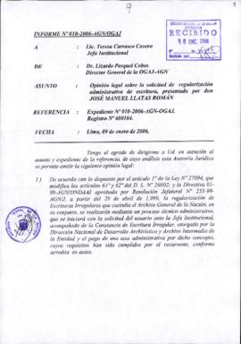 INFORME 010-2006-AGN/OGAJ